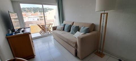 Propriété Airbnb réussie: City center apartment, private parking, 4 people à Sète