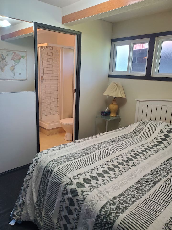 with private bathroom