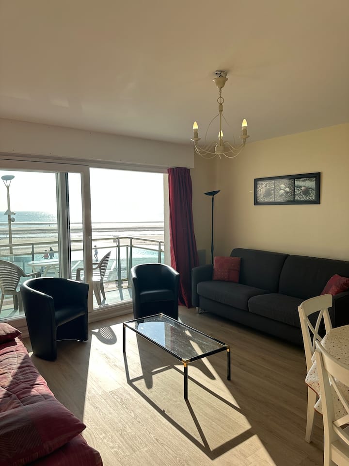 Superbe Studio Vue Mer, 2 à 4 Personnes - Équihen-Plage