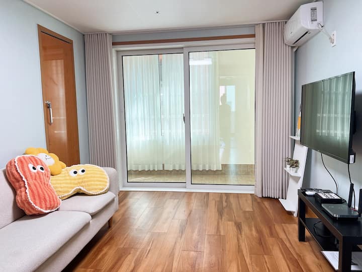 [203] 2room(1bed) Healing Stay, 5 Min To Terminal - Gyeongju