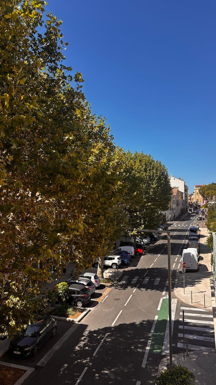 Studette  Cosy  Centre Ville Avec Balcon&wifi - Giens