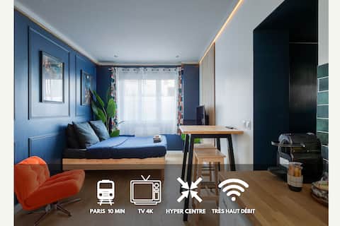 Premium Two-Room • Starry Ceiling • Downtown • Paris