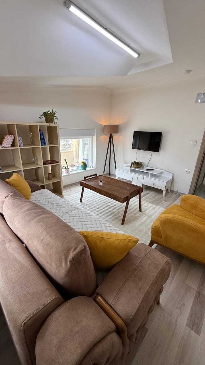 Peribacası Manzaralı Modern Daire - Ürgüp