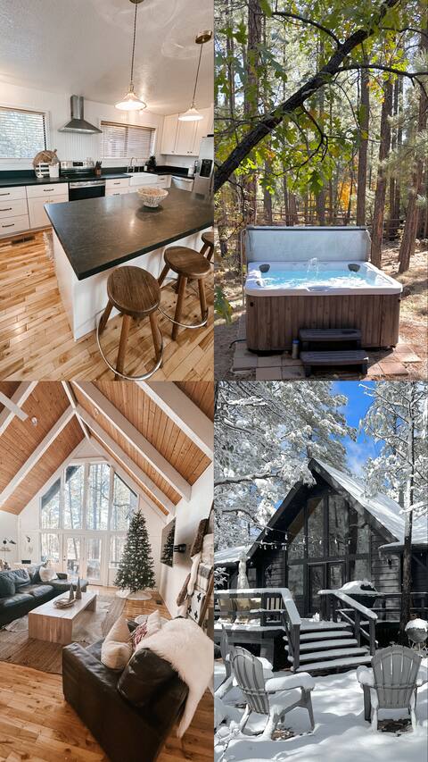 Renovated Winter Chalet - w/ 2 En-suites & Hot Tub