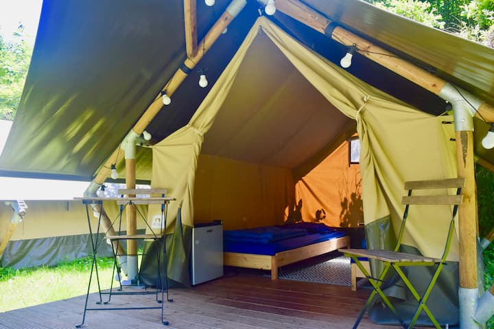 Safari Tent Op Camping Du Moulin - Diekirch