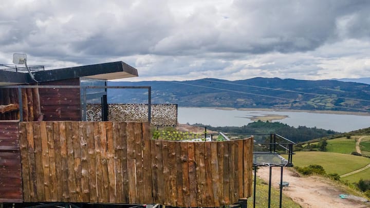 Guatavita Lujosa Casa Glamping Con Jacuzzi - Guatavita