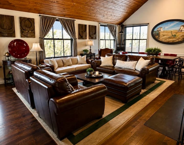 Rustic Farmhouse with Sweeping Forest Views