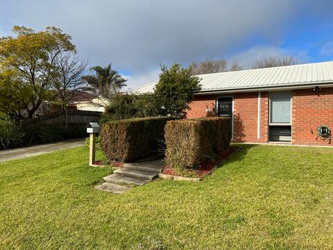 2 bedroom private unit with enclosed back yard.