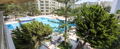 Refreshing View!
Apartment with pool view