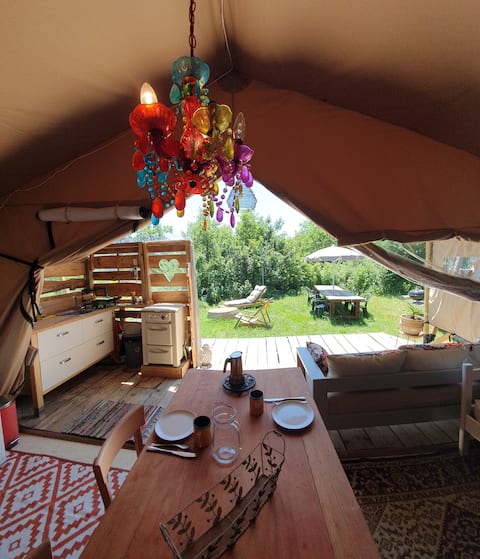Glamping under the stars