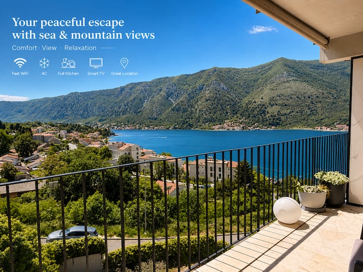 Our Vacation 2 Bedroom Sea View Apartment - Montenegro
