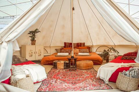 Magnificent tipi in a unique oceanfront environment