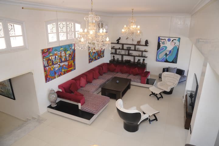 Villa De Luxe En Bord De Mer Piscine Privée - Skhirat