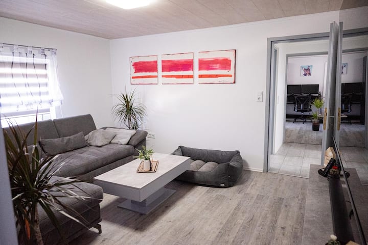Ferienwohnung Klein Frankreich, Terrasse & Balkon - Bad Endbach