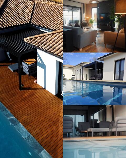 5-star villa with pool, Arcachon Bay
