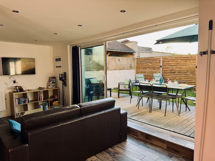 Cocon Normand 6 Personnes + Jardin Clos - Calvados