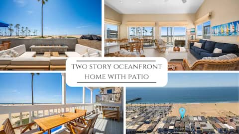 2 Story Oceanfront - Patio/Fire pit - 2 Car Garage