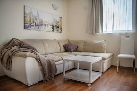 Successful Airbnb property: Beautiful studio 10 minutes from the sea in Несебър