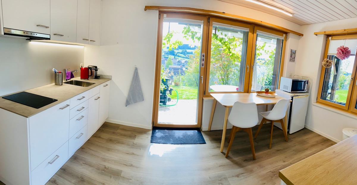 Top Airbnb: stylishly small flat with a far view in Zürich