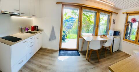 Top Airbnb: stylishly small flat with a far view in Zurich