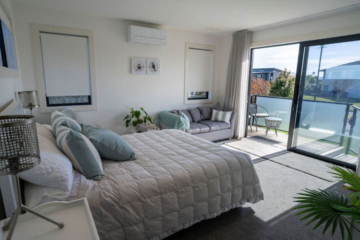 Spacious sunny bedroom