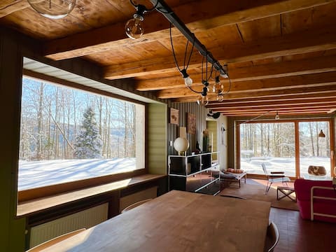 High-altitude family home surrounded by nature