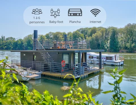 Atypical house on the water - Charming and Cozy