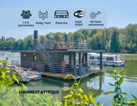 Atypical house on the water - Charming and Cozy