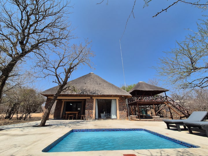 Majolie | Private Pool | Lookout Tower | Wildlife - Marloth Park