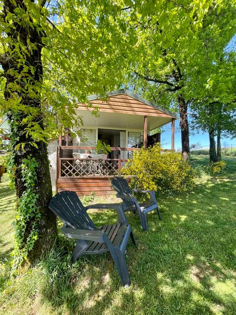 Mobile home with pool 3 people/1 baby