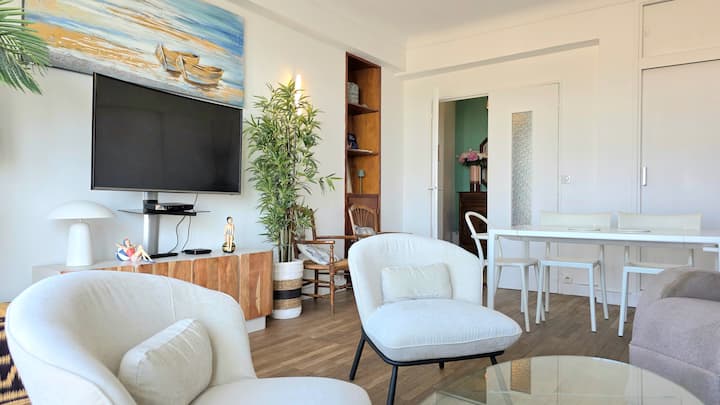 Pleine Vue Mer 3*- Royan Centre 4 Pers. 2 Chambres - Royan