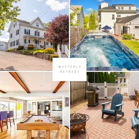 5BR: Swim Spa, Pool Table, BBQ - Elegant Modern