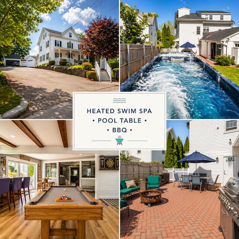 FREE Heated Swim Spa, Pool Table, BBQ