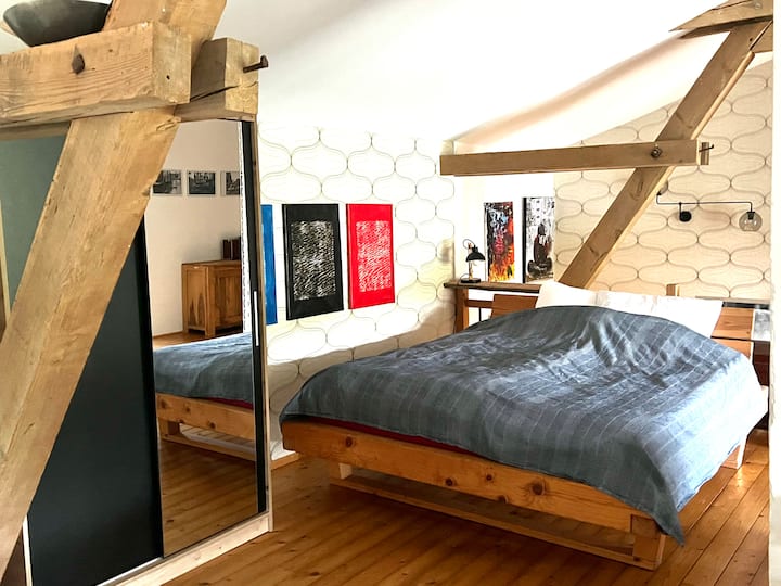 Comfy Loft On The River/ Whirlpool/ Garden - Ketzin