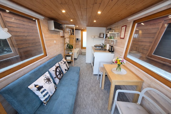 Anna-cozy Houseboat|terrace&free Park|river View - Prague