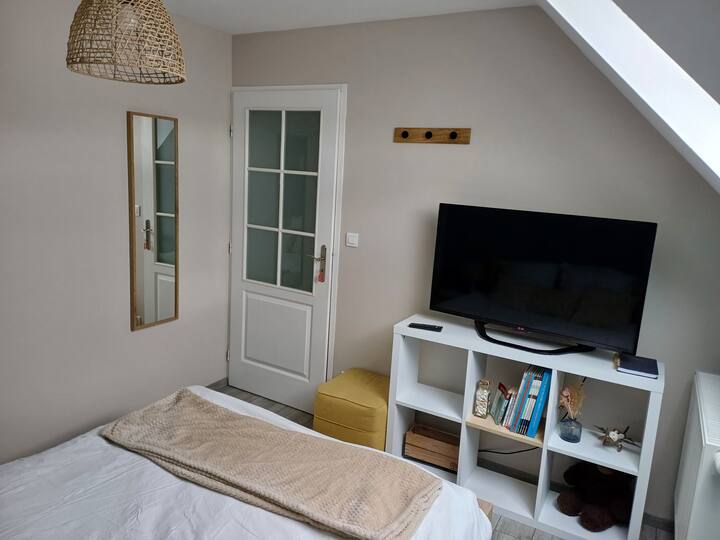 Chambre Cosy Calme Borne éLectrique Proximité Gare - Noyelles-Godault