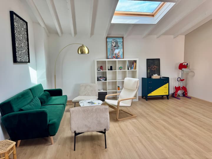 Loft Familial 120 M2 Lumineux & Rénové 3 Chambres - Marsella, Francia