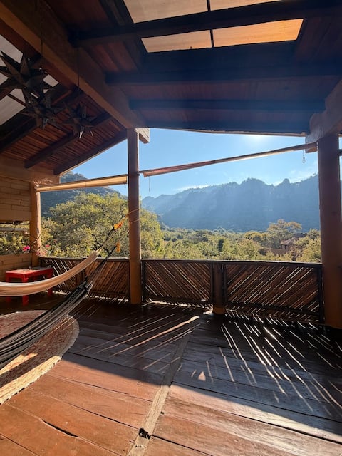 The best view, Casa Quetzálcoatl, Plaza Amatlán