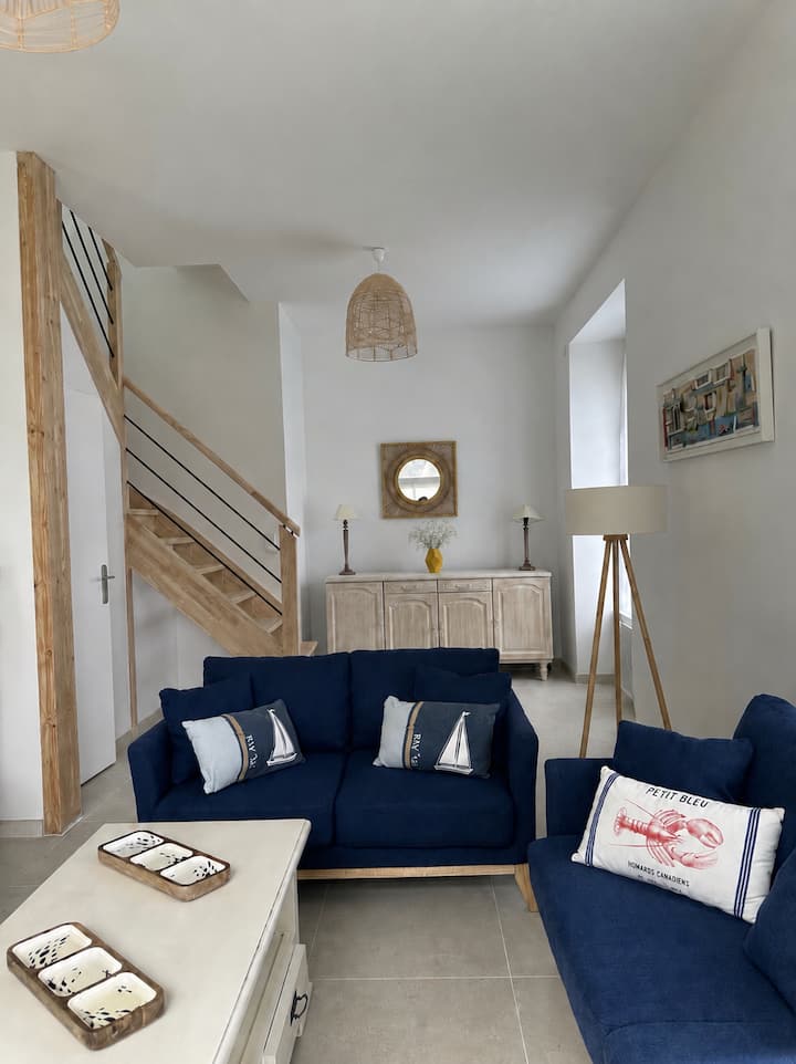 Grande Maison Rénovée 2026-ile Tudy-100 M Plage - Île-Tudy