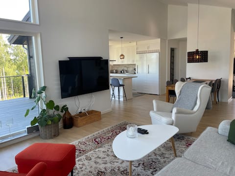 Top performing Airbnb: Family-friendly newly built house by Storsjön, Frösön in Östersund