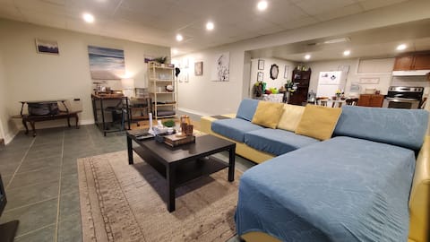 Top performing Airbnb: Basement Suite 2 Bedrooms 1 bath. in Cooksville