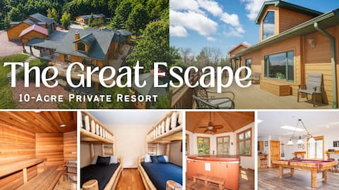 10-Acre Private Resort: Hot Tub & Pickleball