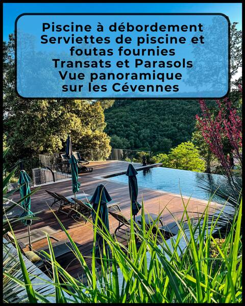 Les Hauts du Marquet / Paradis Cévenol 5*/ 15 Pers