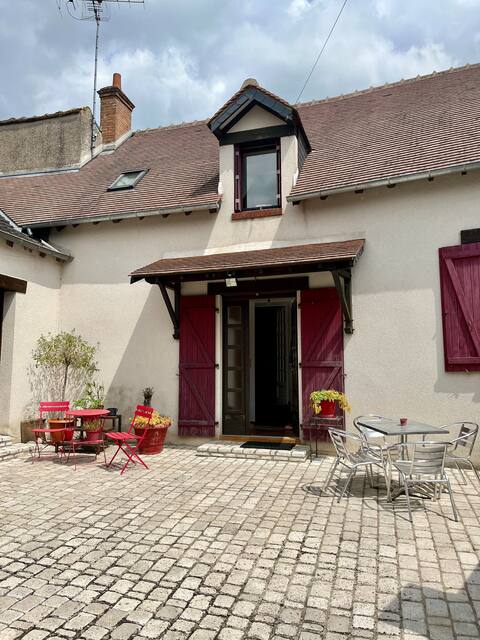 Family home with garden