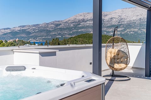 Optimum apartment with rooftop terrace