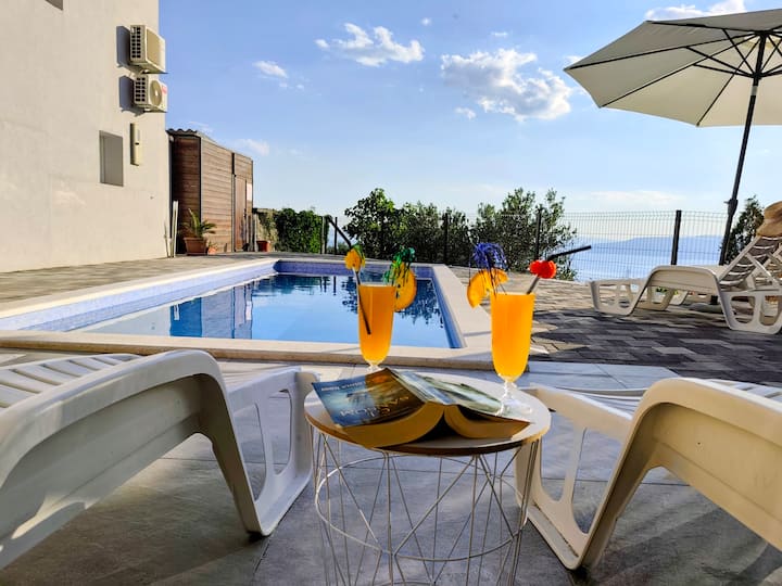 Villa Top Hill With Private Pool - Kroatien
