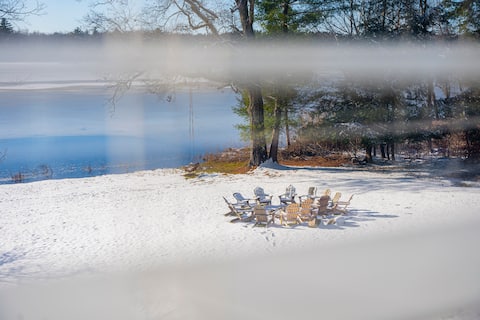 Gather in a 7 bedroom house on an 850 acre estate.