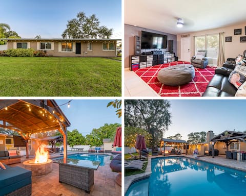 Ultimate Family Fun:  Pool, Theater, 6 Miles-Beach