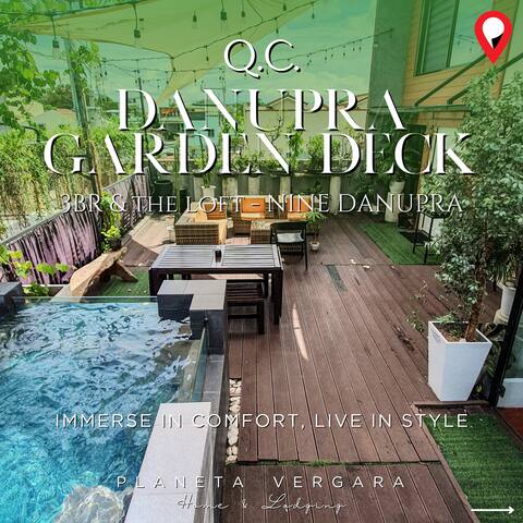 The Garden Deck w Heated Pool near SM North, w KTV