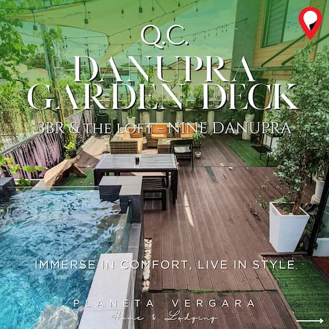 The Garden Deck w Heated Pool near SM North, w KTV